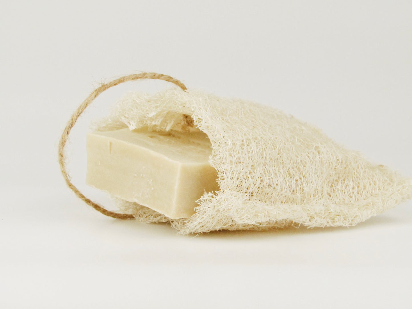 Luffa Seifensäckchen - Natur Seifenbeutel für feste Seife und sanftes Peeling