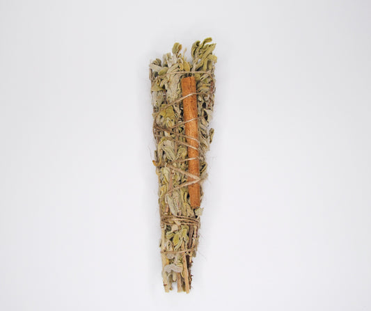 Salbei & Zimt Räucherbündel mit Jutegarn
