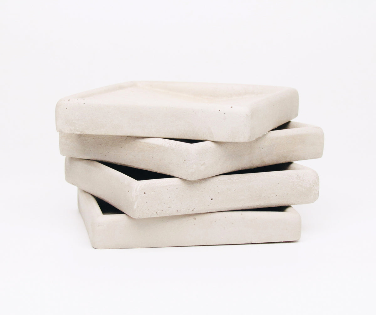 Beton Seifenablage - rechteckig