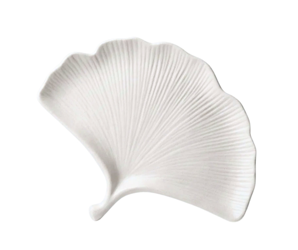 Räucherschale „Ginkgo“ aus Zementbeton