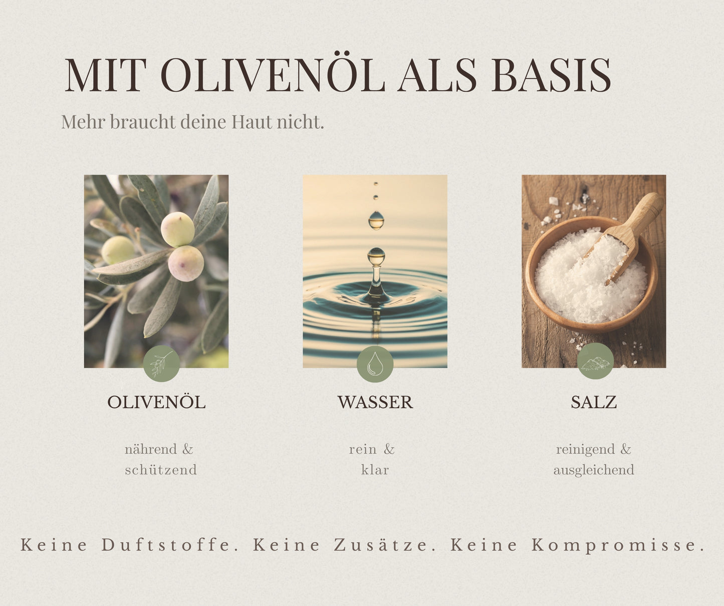 Personalisierte Seife - Olivenölseife