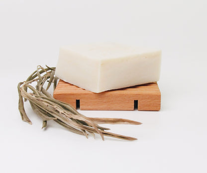 Holz Seifenablage - Buche, geriffelt