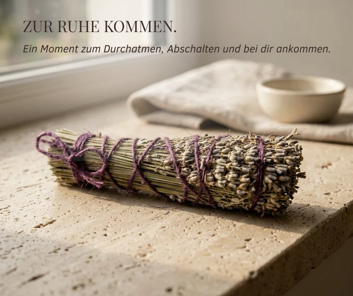 Lavendel Räucherbündel - Reines Lavendel Räucherwerk