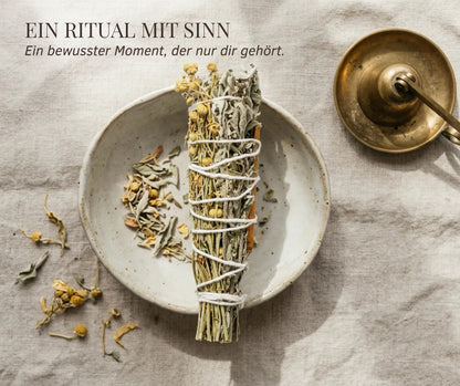 Ritual Räucherbündel - Salbei, Lavendel, Steppenraute & Zimt
