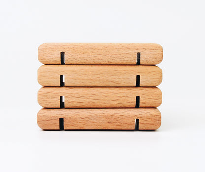 Seifenablage Holz - Seifenhalter aus Buche für feste Naturseifen