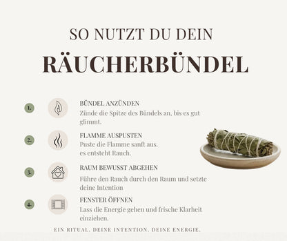 Essenz der Natur - 7 Räucherbündel für Balance, Erneuerung, Schutz & Klarheit