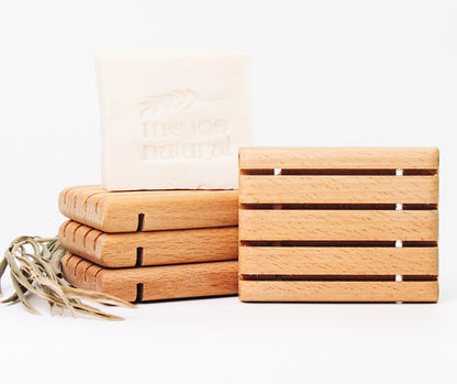 Seifenablage Holz - Seifenhalter aus Buche für feste Naturseifen