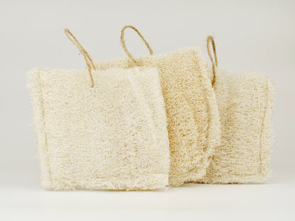 Luffa Seifensäckchen - Natur Seifenbeutel für feste Seife und sanftes Peeling