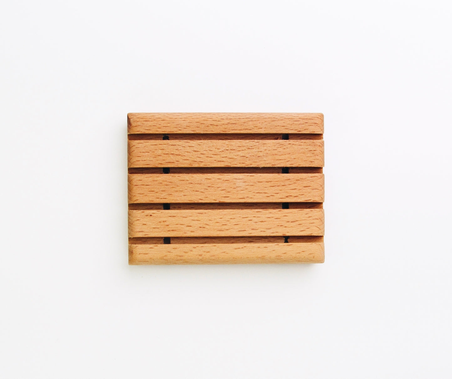 Seifenablage Holz - Seifenhalter aus Buche für feste Naturseifen