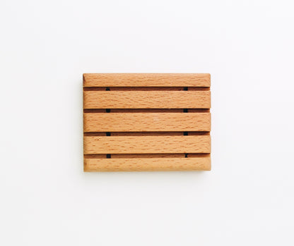 Seifenablage Holz - Seifenhalter aus Buche für feste Naturseifen