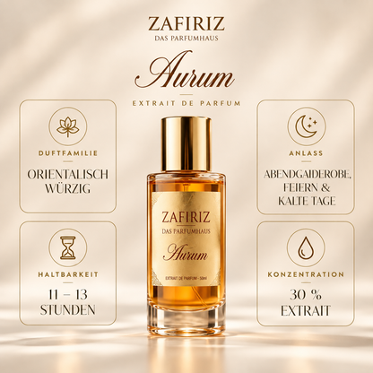 ZAFIRIZ Aurum – Extrait de Parfum 50 ml