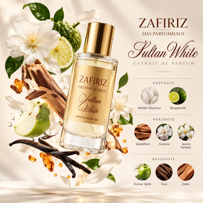 ZAFIRIZ Sultan White – Extrait de Parfum 50 ml
