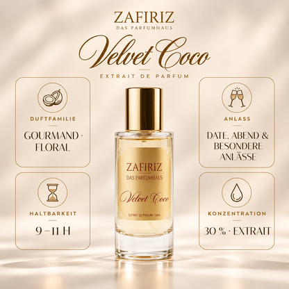 ZAFIRIZ Velvet Coco – Extrait de Parfum 50 ml