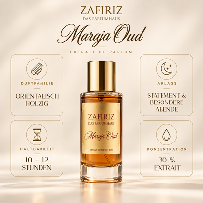 ZAFIRIZ Maraja Oud – Extrait de Parfum 50 ml