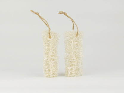 Luffa Spülschwamm, 2 Stk. - natürlicher Küchenschwamm aus Luffa für Geschirrreinigung und natürlichen Glanz