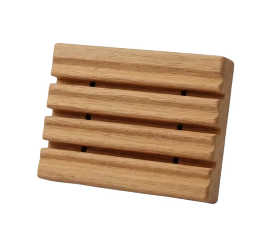 Seifenablage Holz - natürliche Seifenhalterung aus Buche für feste Seifen