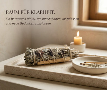Räucherbündel Klarheit - Salbei, Palo Santo & Anis