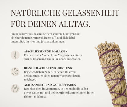 Farben der Balance - Räucherbündel Set für Harmonie, Wärme & Entspannung