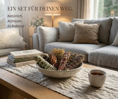 Essenz der Natur - 7 Räucherbündel für Balance, Erneuerung, Schutz & Klarheit